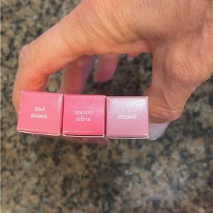 Rhode Pink Lipstick Trio — Sweet Pea, Sugar Cookie, Pretzel